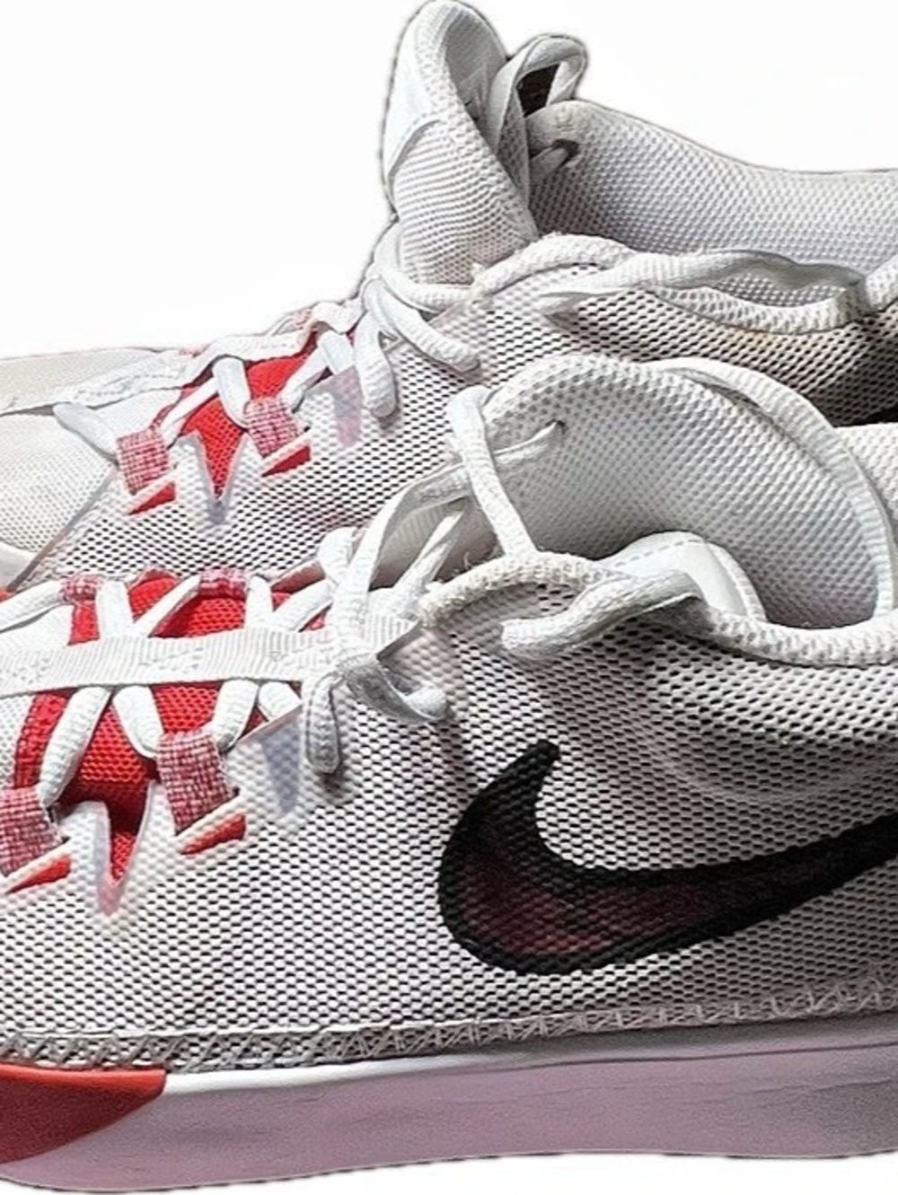 Nike Kyrie Flytrap 4 Basketball Sneakers White & Red US 8
